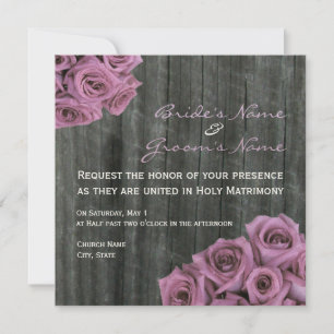 Inbjudan till Ro och Barnwood Wedding