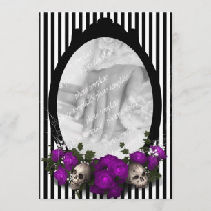 Inbjudan till Ro och Skull Ram Goth Wedding