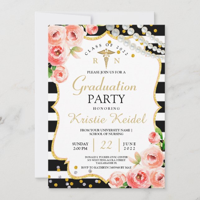 Inbjudan till ro & Perl Nursing School Studenten (Framsida)