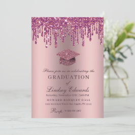 Inbjudan till Ro Rosa Studenten i glitter