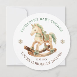 Inbjudan till Rocking Horse Baby Shower