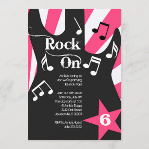 Inbjudan till Rockstar Party