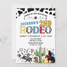Inbjudan till Rodeo Roundup Birthday