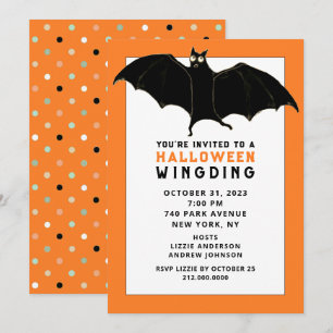 Inbjudan till roligt Halloween fest