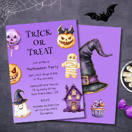 Inbjudan till roligt Kids Halloween fest
