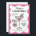 Inbjudan till roligt Martini-partiet till 30års fö<br><div class="desc">Host the ultimate 30th birthday with fun martini party invitations. Invite in style. Order yours today!</div>