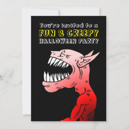 Inbjudan till roligt och kreepy Halloween fest