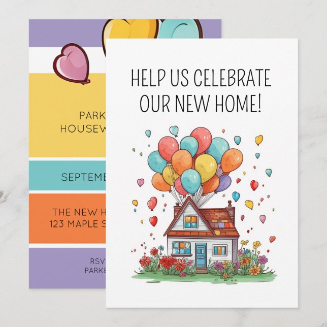 Inbjudan till roligtens moderna nya hemgrupp för u (Fram/baksida)