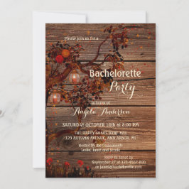 Inbjudan till Romantic Autumn Bachelorette-partiet