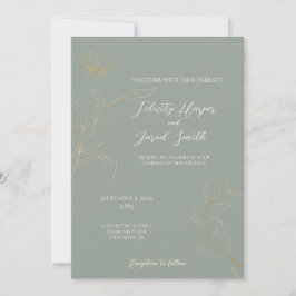 Inbjudan till Romantic Forest Wedding