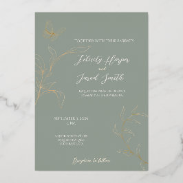 Inbjudan till Romantic Forest Wedding-