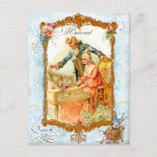 Inbjudan till Romantic lite Fransk Vintage Stil
