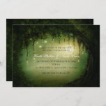 Inbjudan till Romantic Rustic Enchanted Forest Trä<br><div class="desc">Förtrollade inbjudan till Forest Träd. Anpassa för alla händelser.</div>