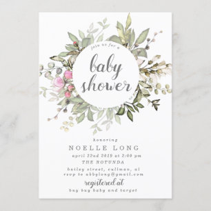 Inbjudan till Romantic Vår Baby Shower