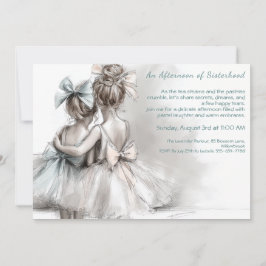 Inbjudan till Romantisk syster Day Tea Aeftermidda