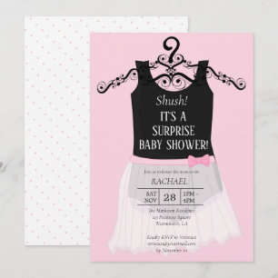 Inbjudan till Rosa av Ballerina-babystölder