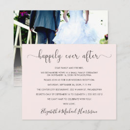 Inbjudan till Rosa av budgetbröllop