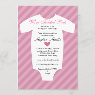 Inbjudan till Rosa Baby Shower