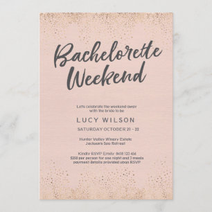 Inbjudan till Rosa Bachelorette Helg