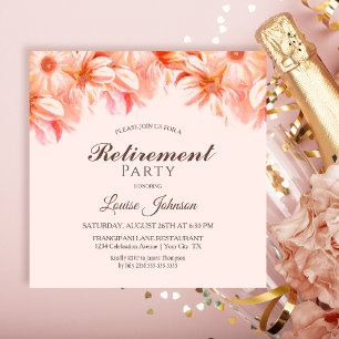 Inbjudan till Rosa Blommigt Pension-partiet