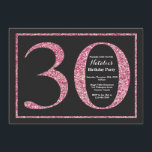 Inbjudan till Rosa Glitter Chalkboard till 30års f<br><div class="desc">Inbjudan till 30års födelsedag. Svarta och Rosa Glitter Födelsedagsfest Inbjudan med Chalkboard Background. Överraskad födelsedag. Vuxen Birthday. Manar eller Kvinnor Bday Bash Party. Om du vill göra ytterligare anpassningar klickar du på knappen "Anpassa" och användor verktyg som är utformat för att ändra mallen.</div>