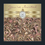 Inbjudan till rosa Guld Dam födelsedagsfest<br><div class="desc">Elegantens rosa och guld 50:e födelsedagsfest inbjudan. Den här vackra mallen rosa och guld födelsedagsfest inbjudan är lätt att anpassa för evenemanget genom att helt enkelt välja knappen "Anpassa den!" för att börja lägga till din händelseinformation, typsnitt stil, typsnitt storlek & färg och text. Observera att alla de klistermärken, kort...</div>
