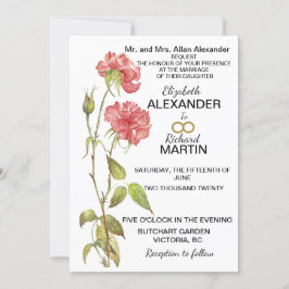 Inbjudan till rosa kallelse till kallelse till vat