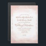 inbjudan till Rosa och Guld Ro, magnetbröllop Magnetisk Inbjudningskort<br><div class="desc">Rosa & Guld Magnetic Wedding-inbjudningar med trendig-handskrivet typsnitt,  ro guld Ro,  och modern bakgrund för färgmålning i vattenfärg ~ Kolla min butik för att se hela ram-samlingen med denna design!</div>