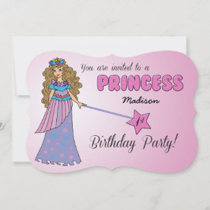 Inbjudan till Rosa Princess första födelsedag