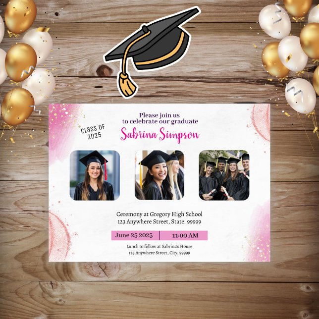 Inbjudan till Rosa Studenten (Skapare uppladdad)
