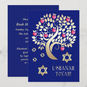 Inbjudan till Rosh Hashanah Firande-partiet