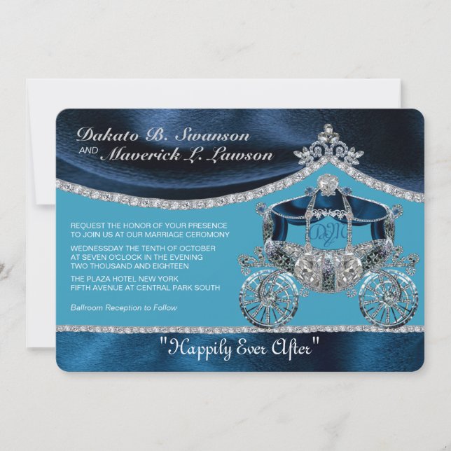 Inbjudan till Royal Fairytale (Framsida)