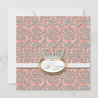 Inbjudan till royal Princess Krona Baby Shower