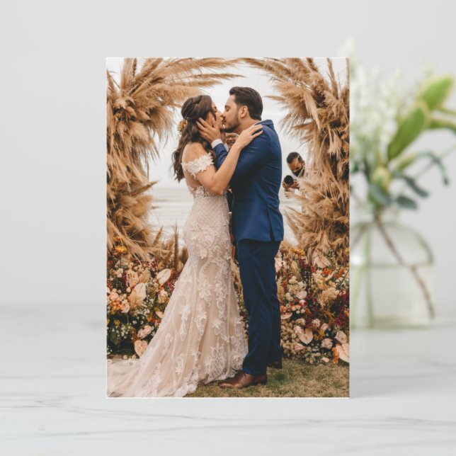 Inbjudan till royalets bröllop (Stående Fram)