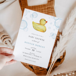 Inbjudan till Rubber Anka Baby Shower
