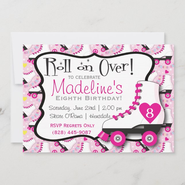 Inbjudan till rullskridskat #2 (Framsida)