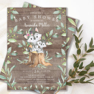 Inbjudan till Rustic Baby Varg och Mamma Baby Show