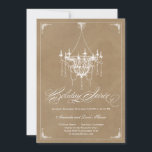 Inbjudan till Rustic Chandelier-Helgdag - Crafty<br><div class="desc">Dessa inbjudningar till julfesten för snyggt ger en modern och elegant kontakt till helgdag firande.Design © www.berryberrysweet.com</div>