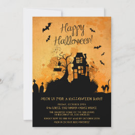 Inbjudan till Rustic Haunted House Halloween fest