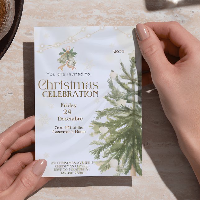 Inbjudan till Rustic Julgran | Elegant och Mysigt (Skapare uppladdad)