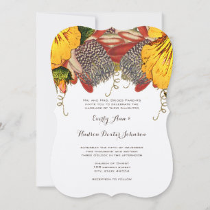 Inbjudan till Rustic Ro Heart Wedding