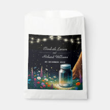 Inbjudan till Rustic Wedding i elegant Firefly