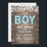 Inbjudan till Rustic Winter Snögubbe Boy Baby Show<br><div class="desc">Rustic Winter Boy Baby Shower-inbjudan. Vit snöflummel. Baby dess kall utanför Baby Shower-inbjudan. Bjud in pojkbabyskor. Winter Helgdag Baby Shower Inbjudan. Rustic Wood Background. Land Vintage Retro Barn. Om du vill göra ytterligare anpassningar klickar du på knappen "Anpassa" och användor verktyg som är utformat för att ändra mallen.</div>