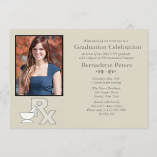 Inbjudan till Rx Pharmacy School Photo Studenten