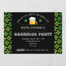 Inbjudan till S:t Patricks dag möhippa