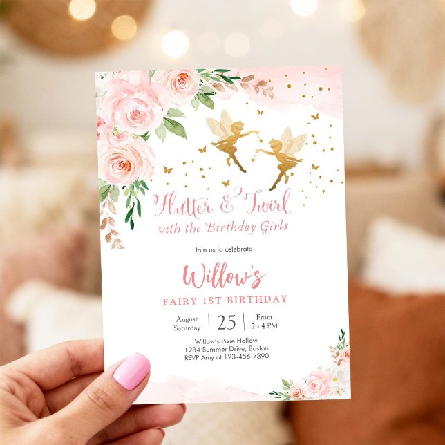 Inbjudan till Sagotjejens 1-årsdag (Skapare uppladdad)