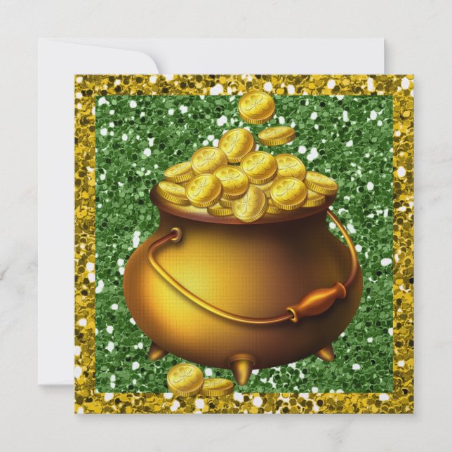 Inbjudan till saint patrick's day (Framsida)