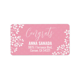 Inbjudan till SAKURA-Studentfest för körsbärskörsb Adressetikett