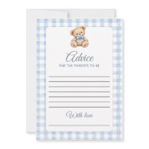 Inbjudan till sällskapsspel för Preppy Bear Baby S