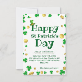 Inbjudan till Sankt Patrick-dagen i Firande